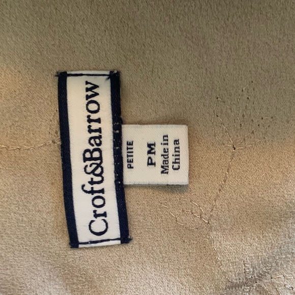 Embroidered Suede Croft & Barrow Jacket - Picture 3 of 4